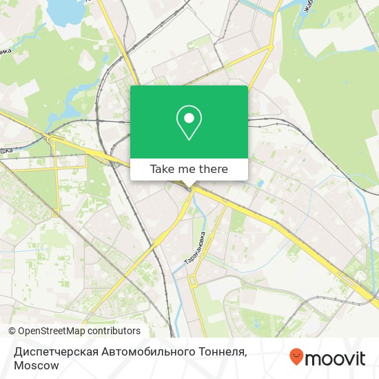 Диспетчерская Автомобильного Тоннеля map