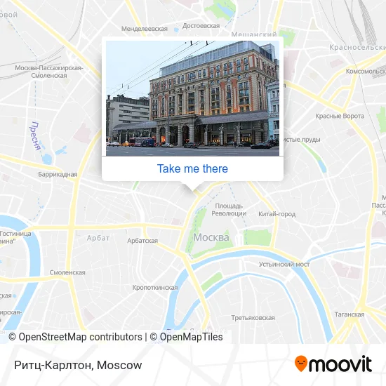 Ритц-Карлтон map