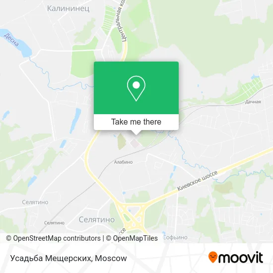 Усадьба Мещерских map