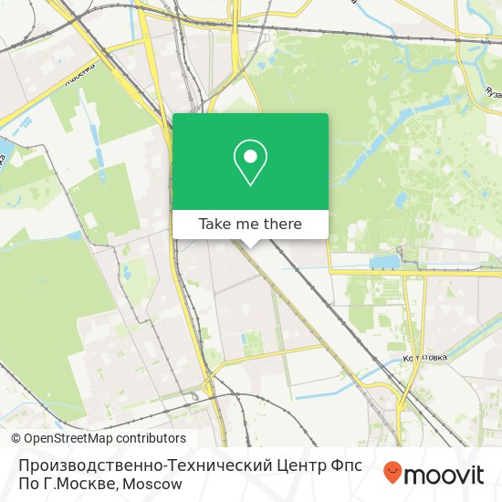 Производственно-Технический Центр Фпс По Г.Москве map