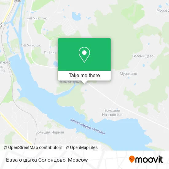База отдыха Солонцово map