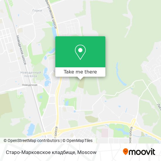 Старо-Марковское кладбище map