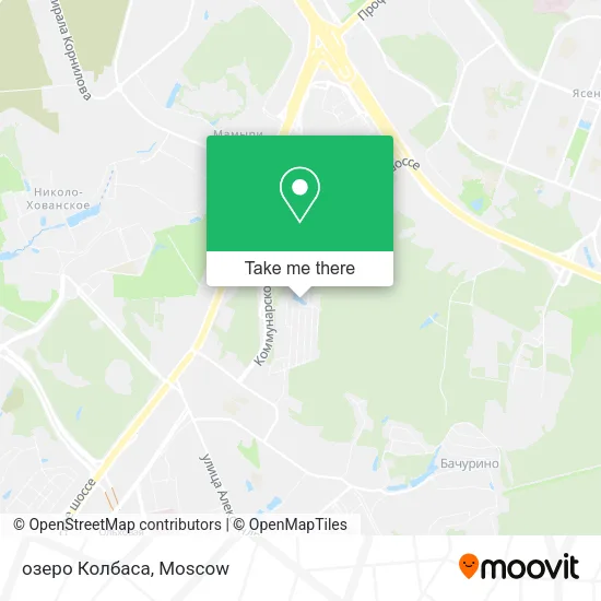 озеро Колбаса map