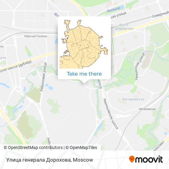 Улица генерала Дорохова map