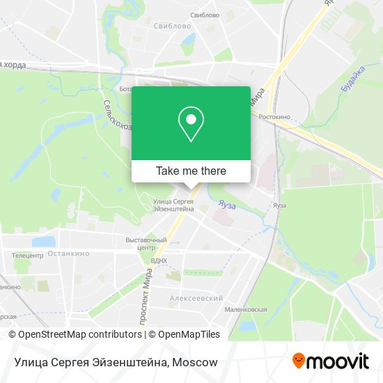 Улица Сергея Эйзенштейна map