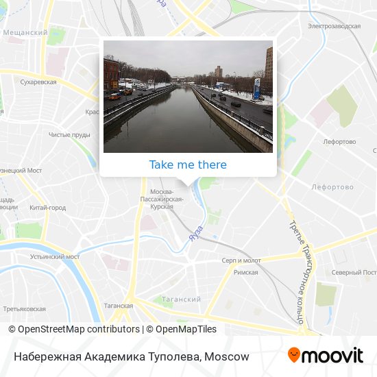 Набережная Академика Туполева map