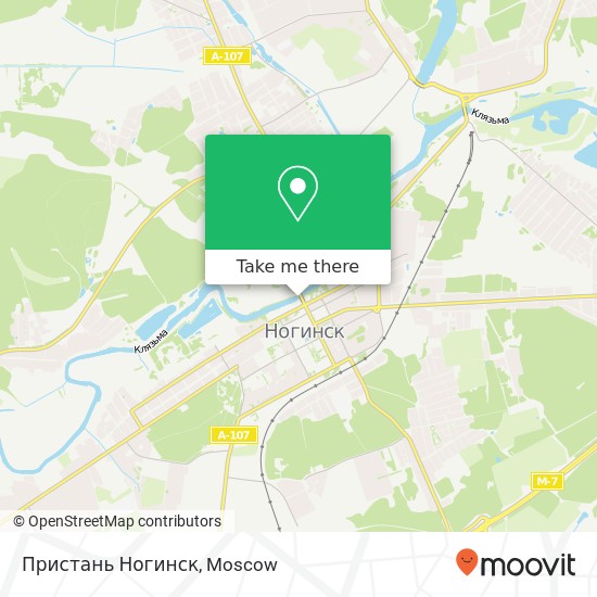 Пристань Ногинск map