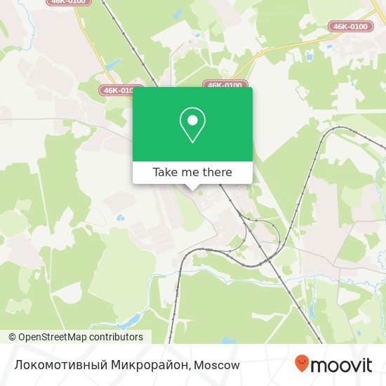 Локомотивный Микрорайон map