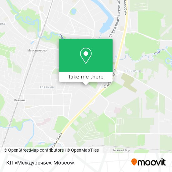 КП «Междуречье» map