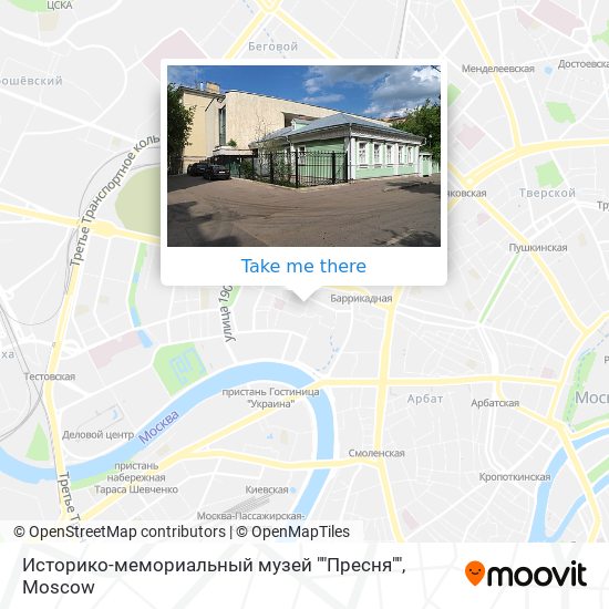 Историко-мемориальный музей ""Пресня"" map