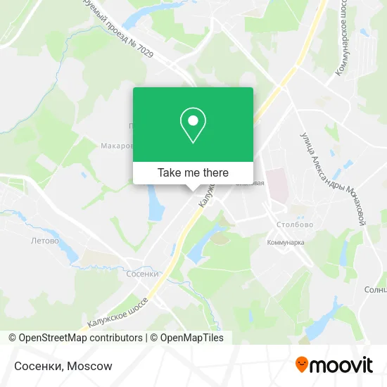Сосенки map