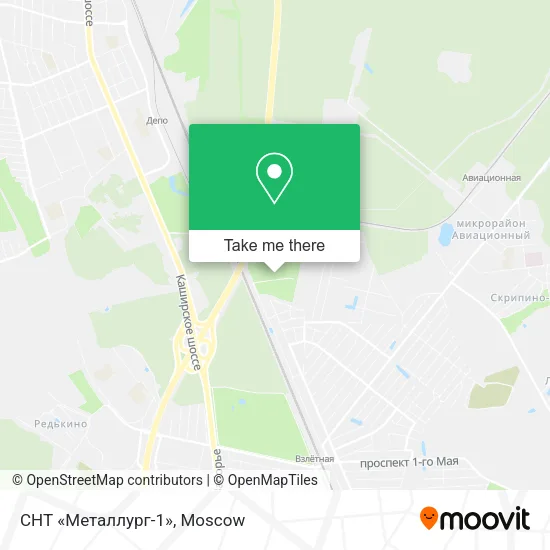 СНТ «Металлург-1» map