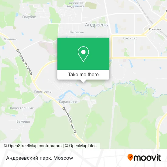 Андреевский парк map