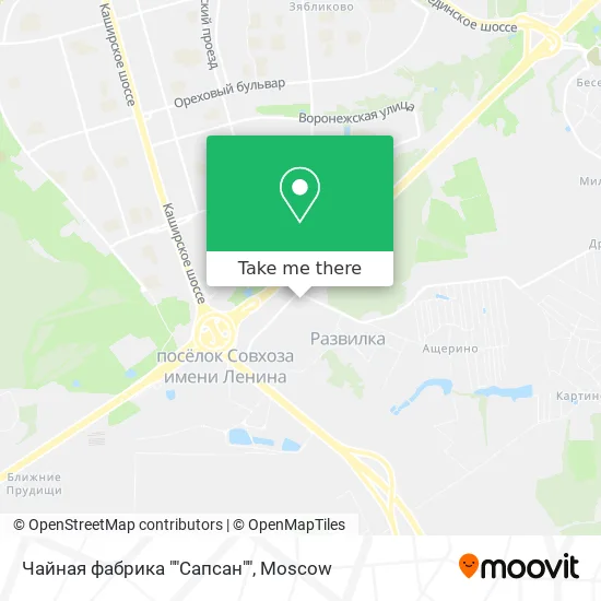 Чайная фабрика ""Сапсан"" map