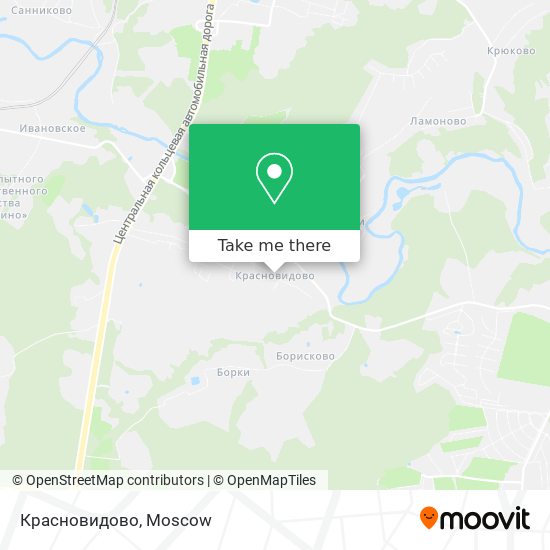 Красновидово map
