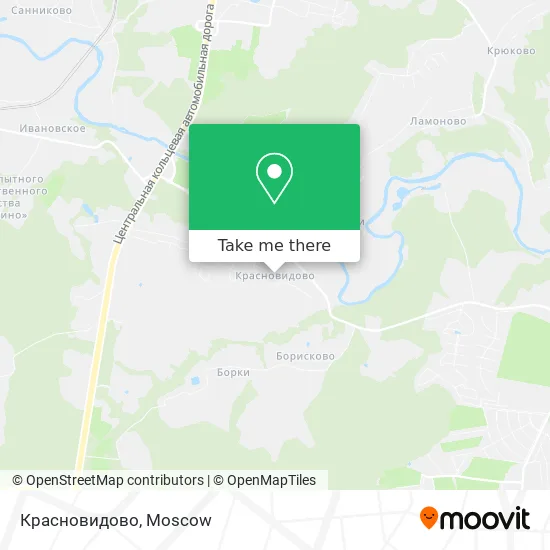Красновидово map