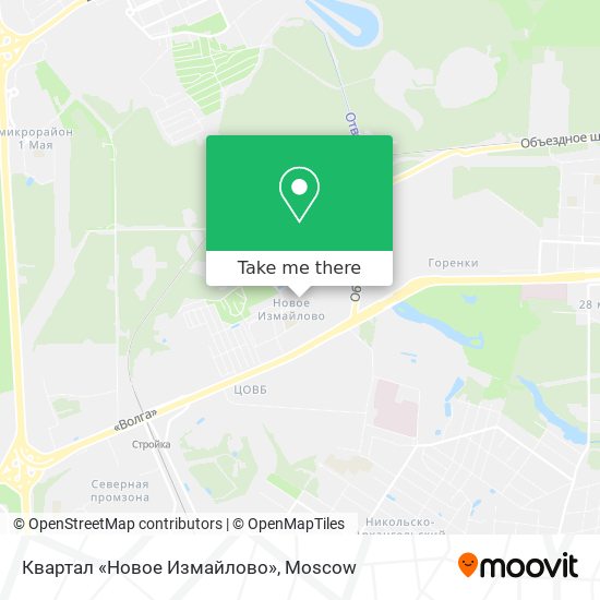 Квартал «Новое Измайлово» map