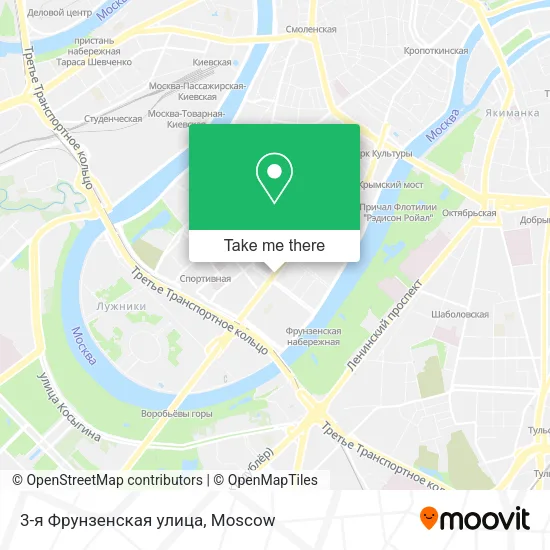 3-я Фрунзенская улица map