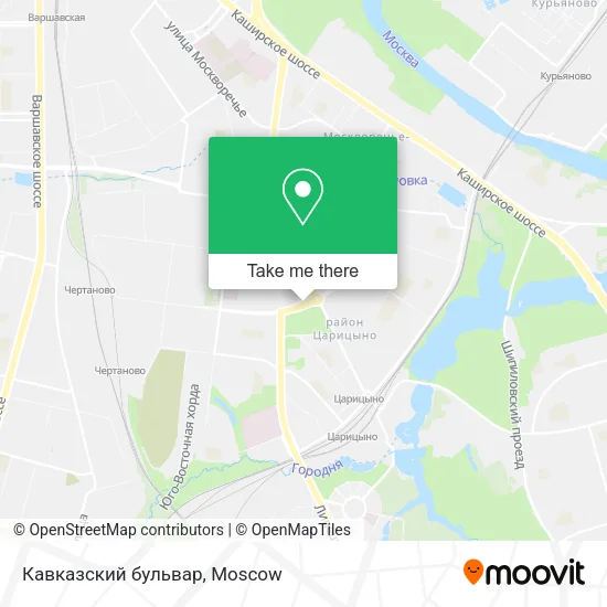 Кавказский бульвар map