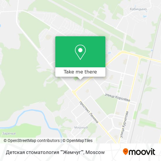Детская стоматология ""Жемчуг"" map