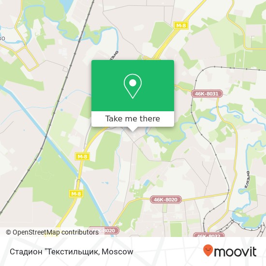 Стадион "Текстильщик map