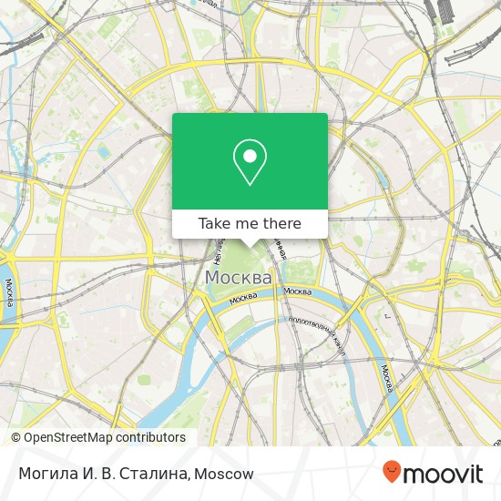 Могила И. В. Сталина map