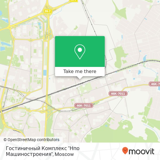 Гостиничный Комплекс "Нпо Машиностроения" map