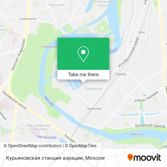 Курьяновская станция аэрации map