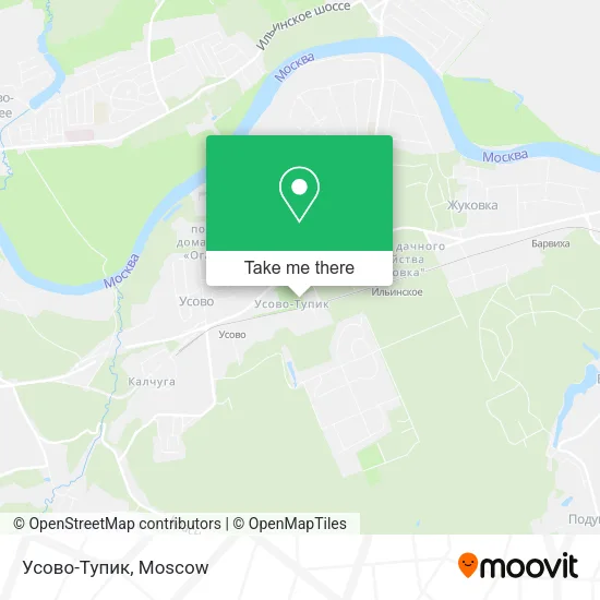 Усово-Тупик map