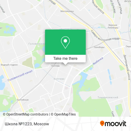 Школа №1223 map