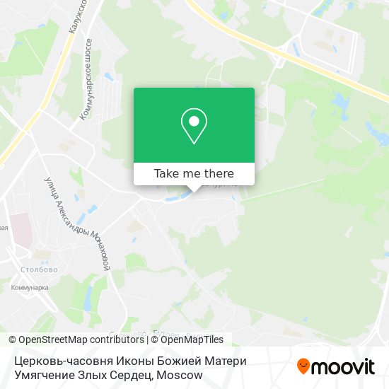 Церковь-часовня Иконы Божией Матери Умягчение Злых Сердец map