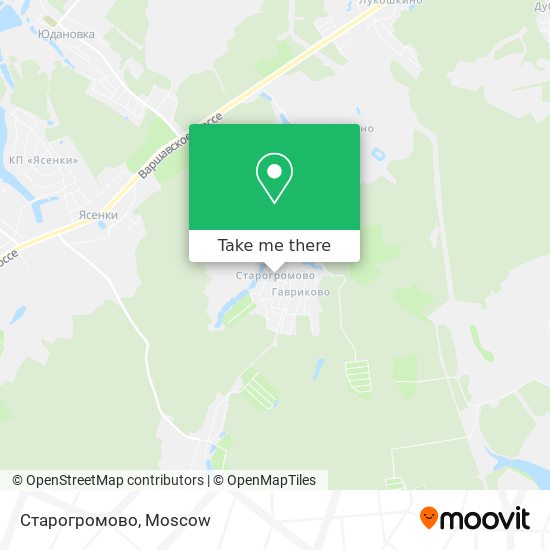 Старогромово map