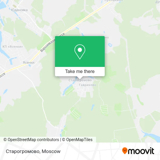 Старогромово map