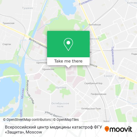 Всероссийский центр медицины катастроф ФГУ «Защита» map