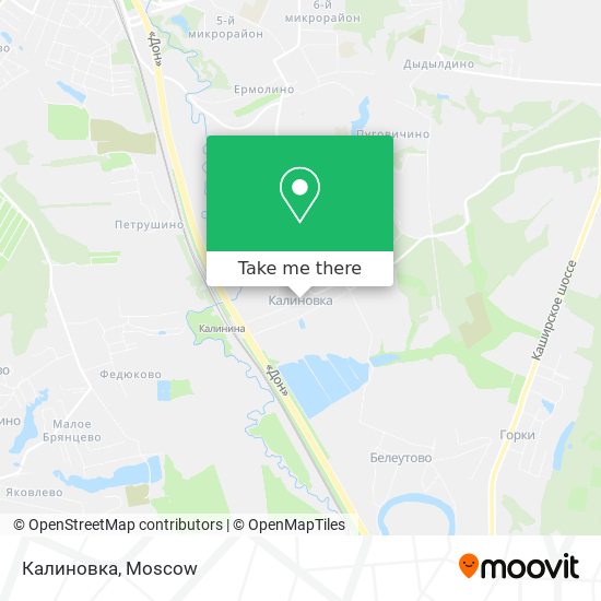 Калиновка map