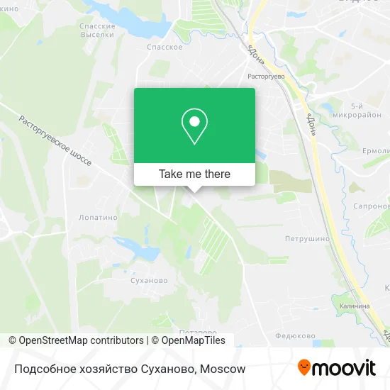 Подсобное хозяйство Суханово map