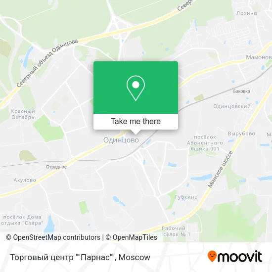 Торговый центр ""Парнас"" map