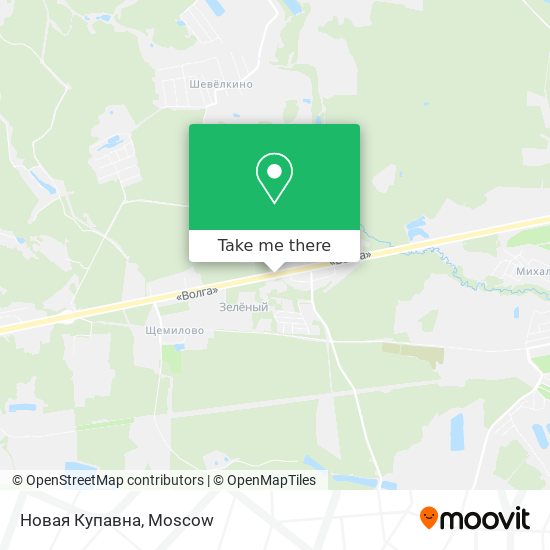 Новая Купавна map