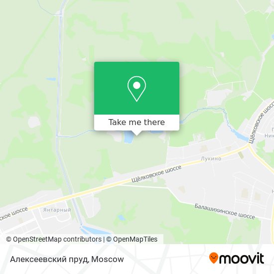 Алексеевский пруд map