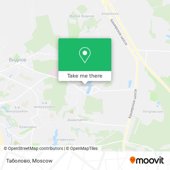 Таболово map