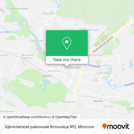 Щёлковская районная больница №2 map