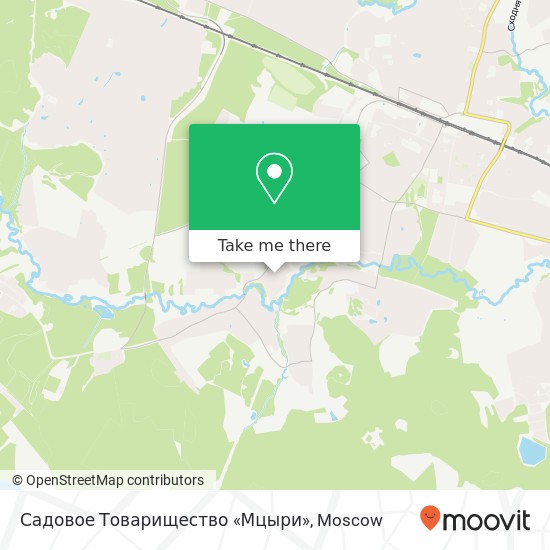 Садовое Товарищество «Мцыри» map
