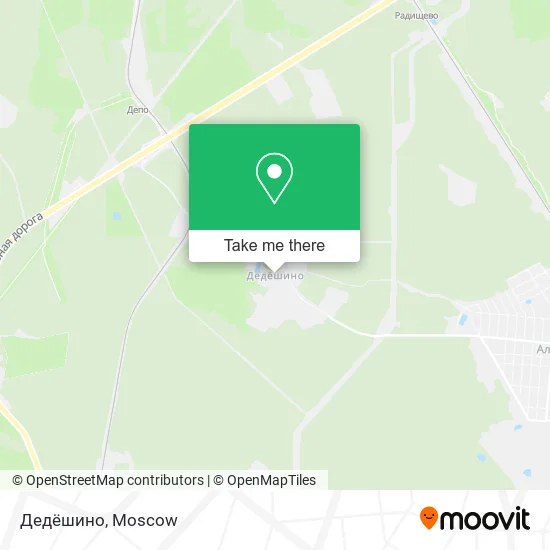 Дедёшино map