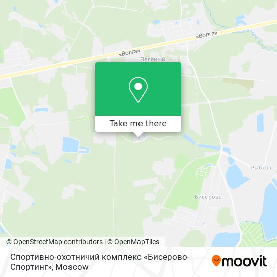 Спортивно-охотничий комплекс «Бисерово-Спортинг» map