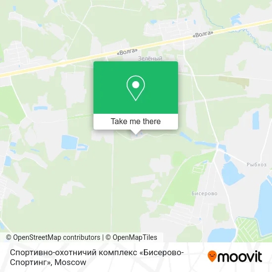 Спортивно-охотничий комплекс «Бисерово-Спортинг» map