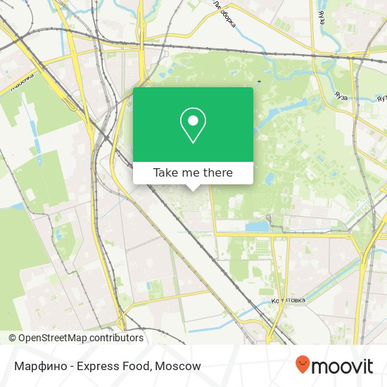 Марфино - Express Food map