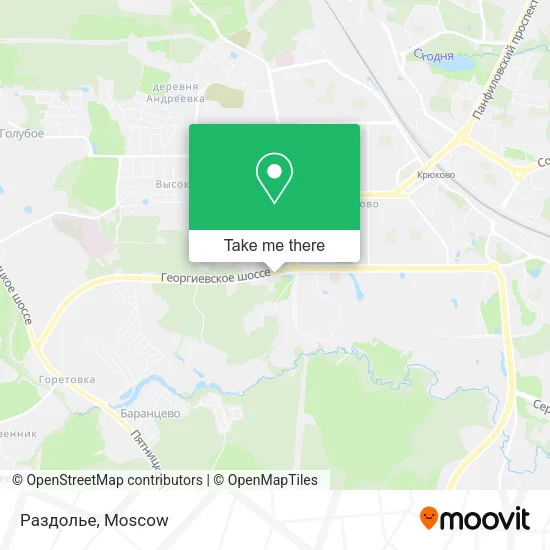 Раздолье map