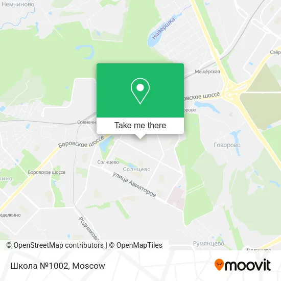 Школа №1002 map