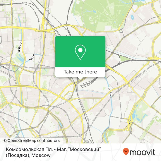 Комсомольская Пл. - Маг. "Московский" (Посадка) map