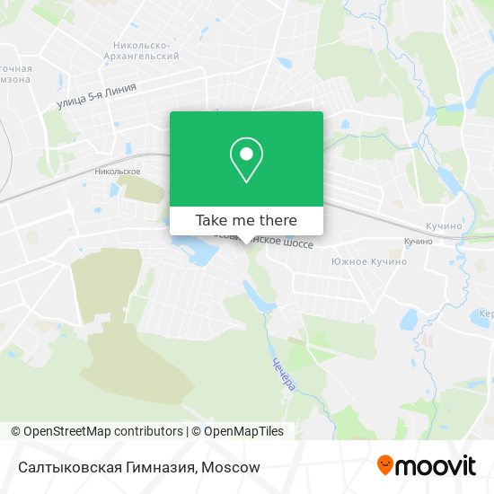 Салтыковская Гимназия map